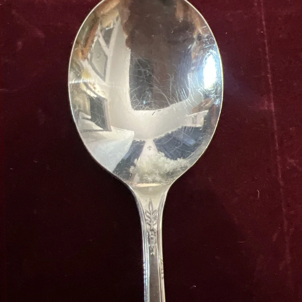 1 Soup, Spoon, Milady Oneida Community 1940‎ Silver Plate Silverplate Floral